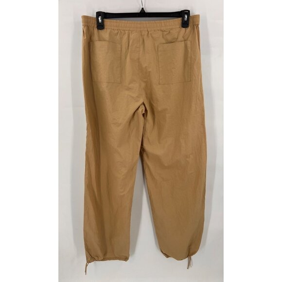 Vintage Iceberg Mens Parachute Pants Made in Italy 100% Cotton Size 50 Khaki - Picture 7 of 8